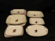 Lot of Ironstone Tea Leaf China