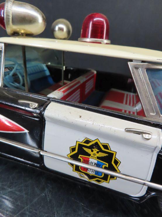 Ichiko 1960 Buick Friction Highway Patrol Toy Car