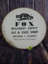 Fox Millinery Supply Hat Box