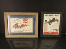 Lot of (2) Fox - Go Boy Go-Kart Adv.