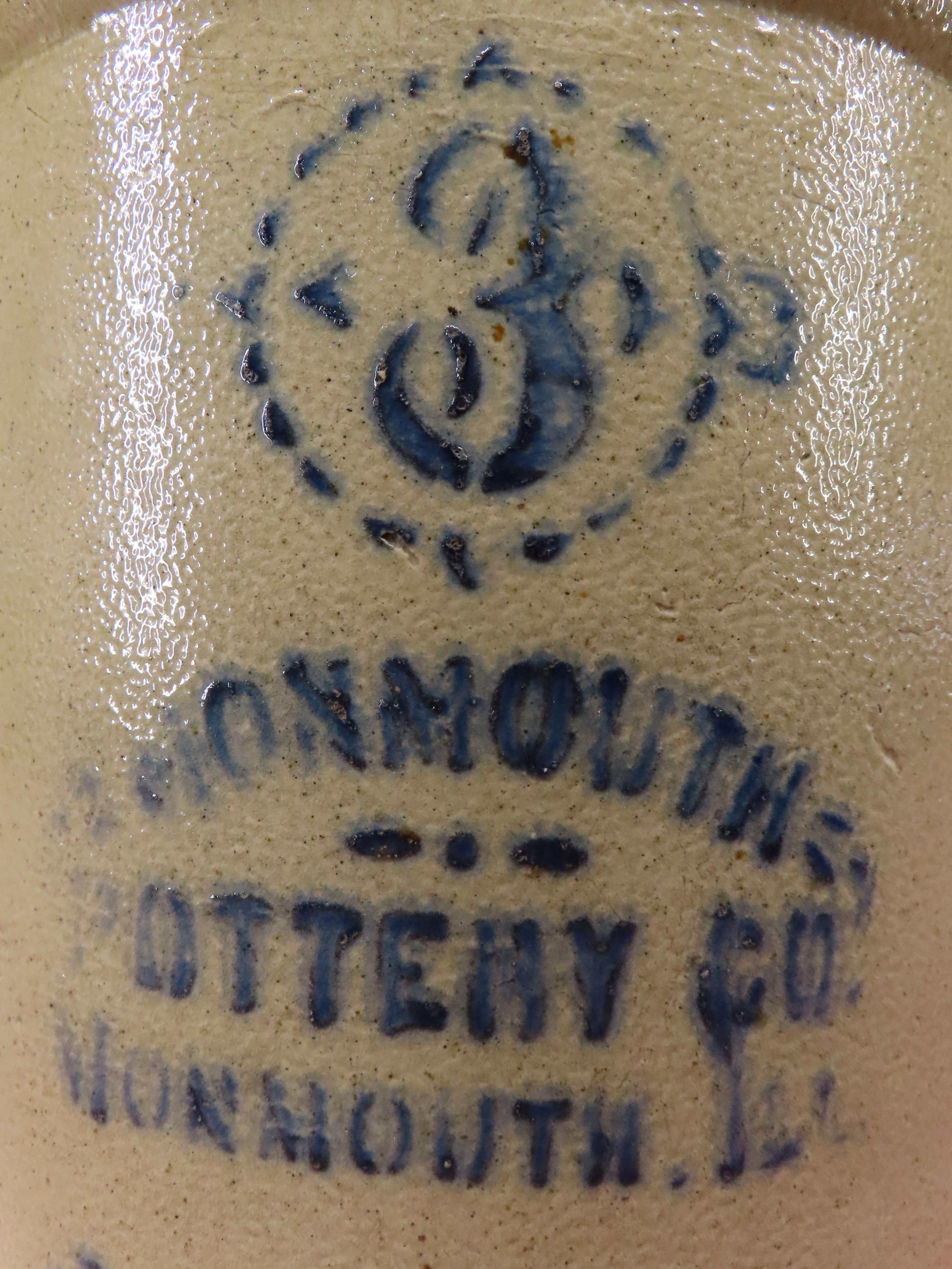 Monmouth Pottery Co. 3 gal Crock