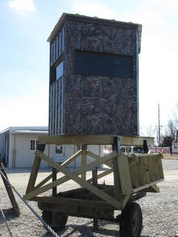 Hunting Blind on Cart