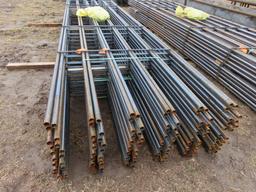 Lot of (10) 20' Continuous Fence Sections