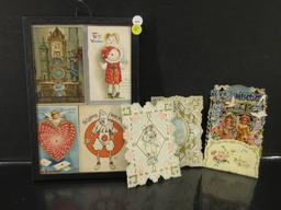 Lot of (4) Mechanical Postcards