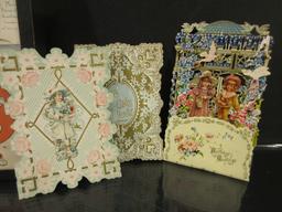 Lot of (4) Mechanical Postcards