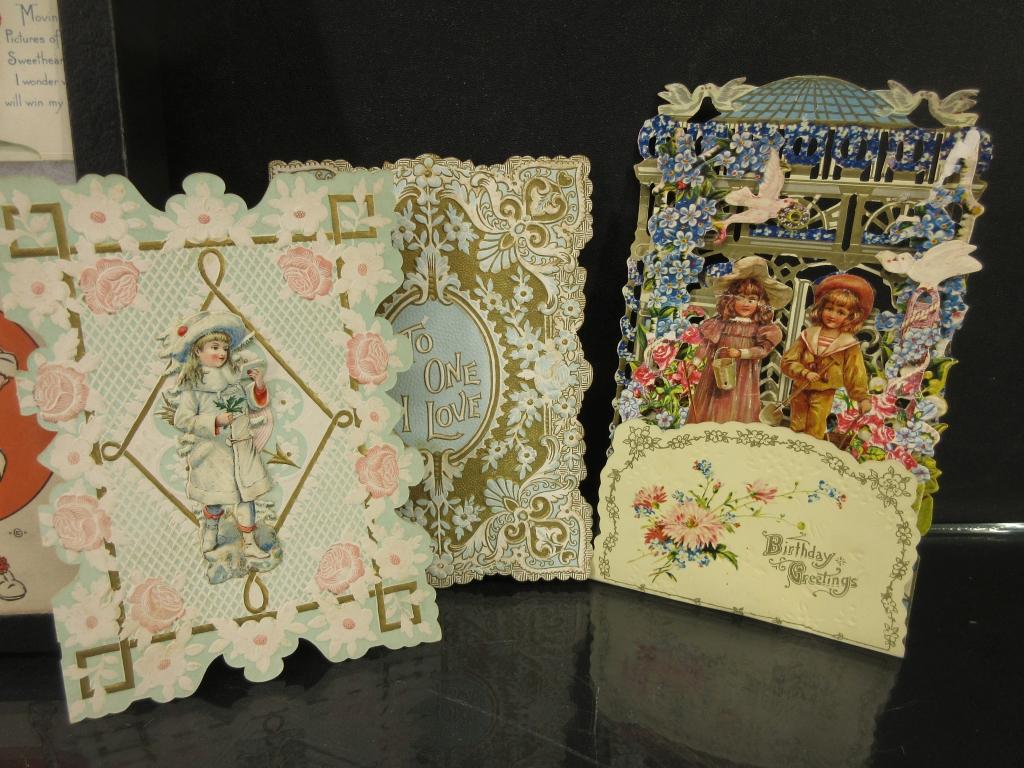 Lot of (4) Mechanical Postcards
