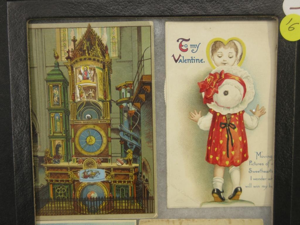 Lot of (4) Mechanical Postcards