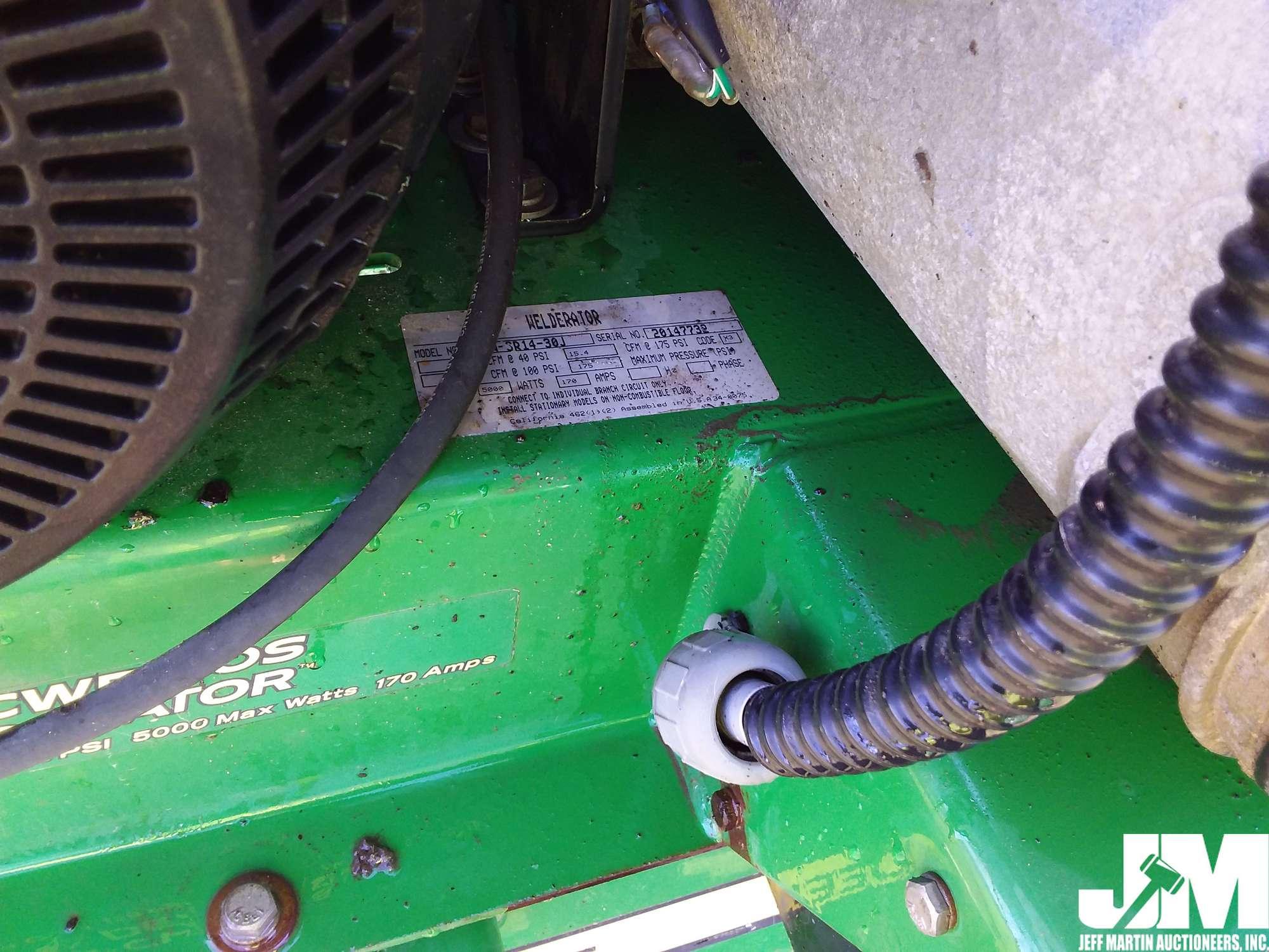 JOHN DEER AGW-SR14-30J WELDERATOR SN: 20147732