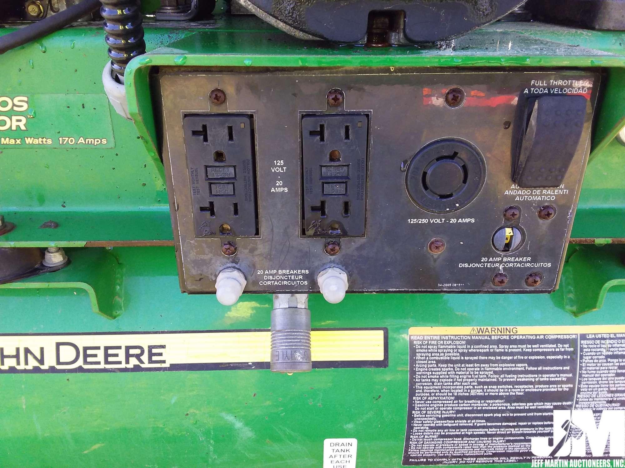 JOHN DEER AGW-SR14-30J WELDERATOR SN: 20147732