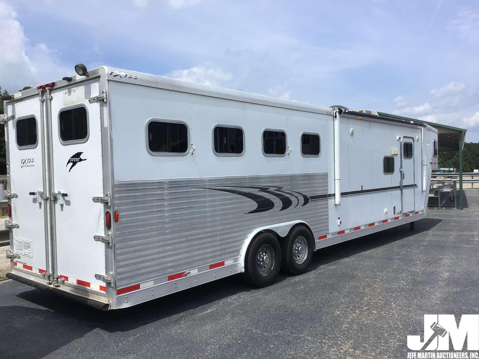 2007 EXISS XT412 VIN: 4LAAH312175039896 HORSE TRAILER