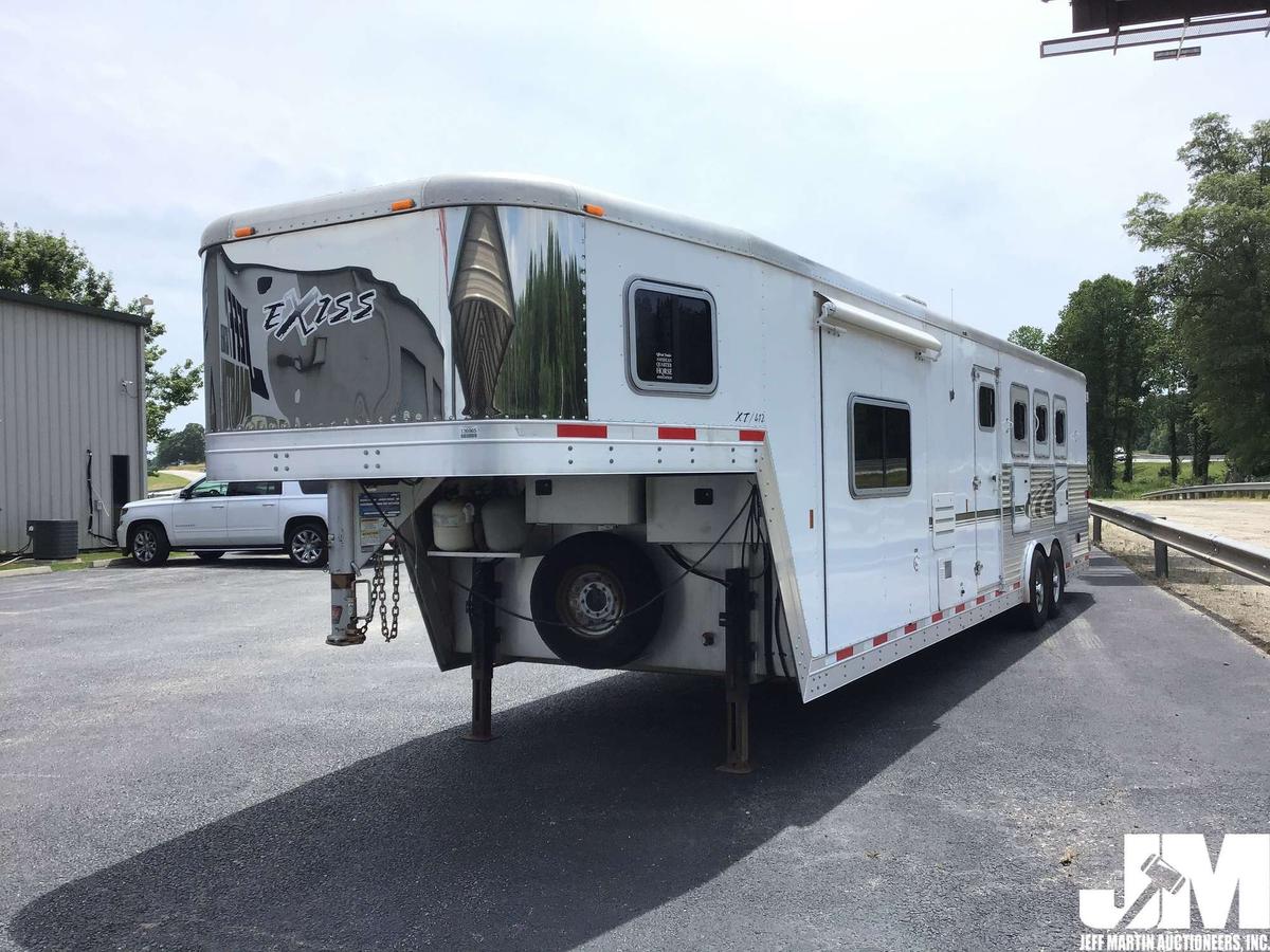 2007 EXISS XT412 VIN: 4LAAH312175039896 HORSE TRAILER