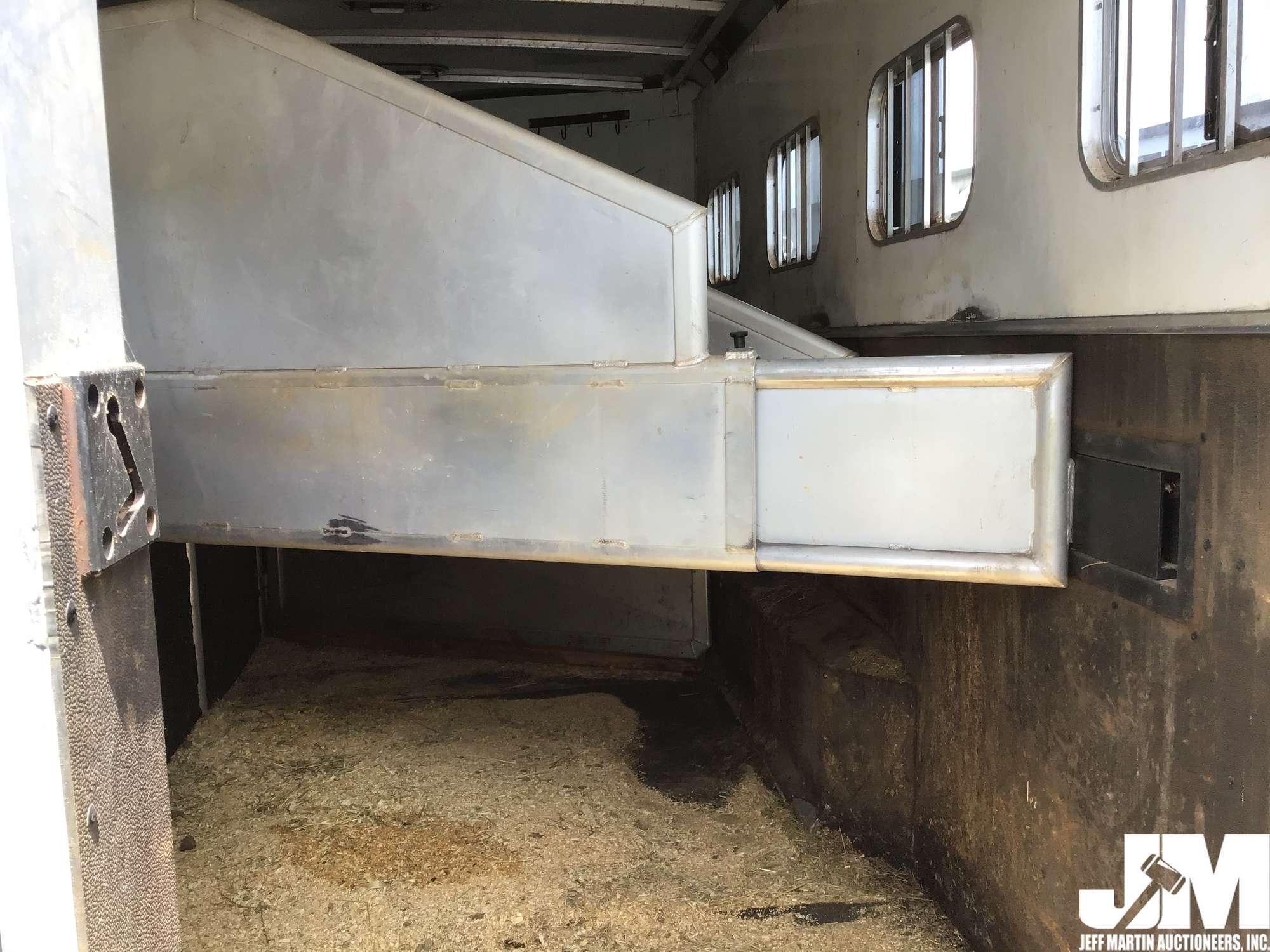 2007 EXISS XT412 VIN: 4LAAH312175039896 HORSE TRAILER
