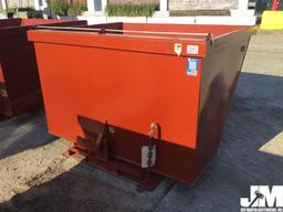 (UNUSED) STANDARD DUTY 3 CY CAPACITY DUMPING HOPPER