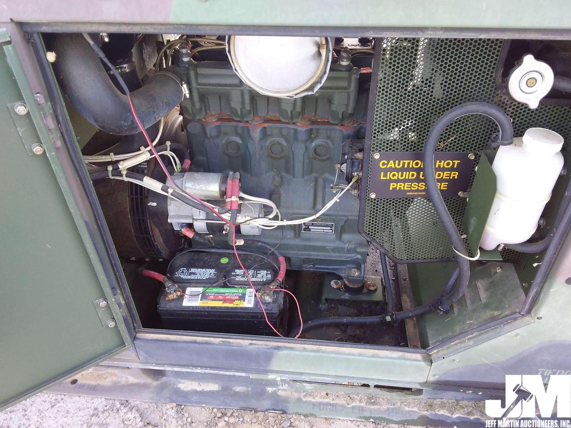 2001 FERMONT MEP813A 10 KW SKID MOUNTED GENERATOR FZ56089