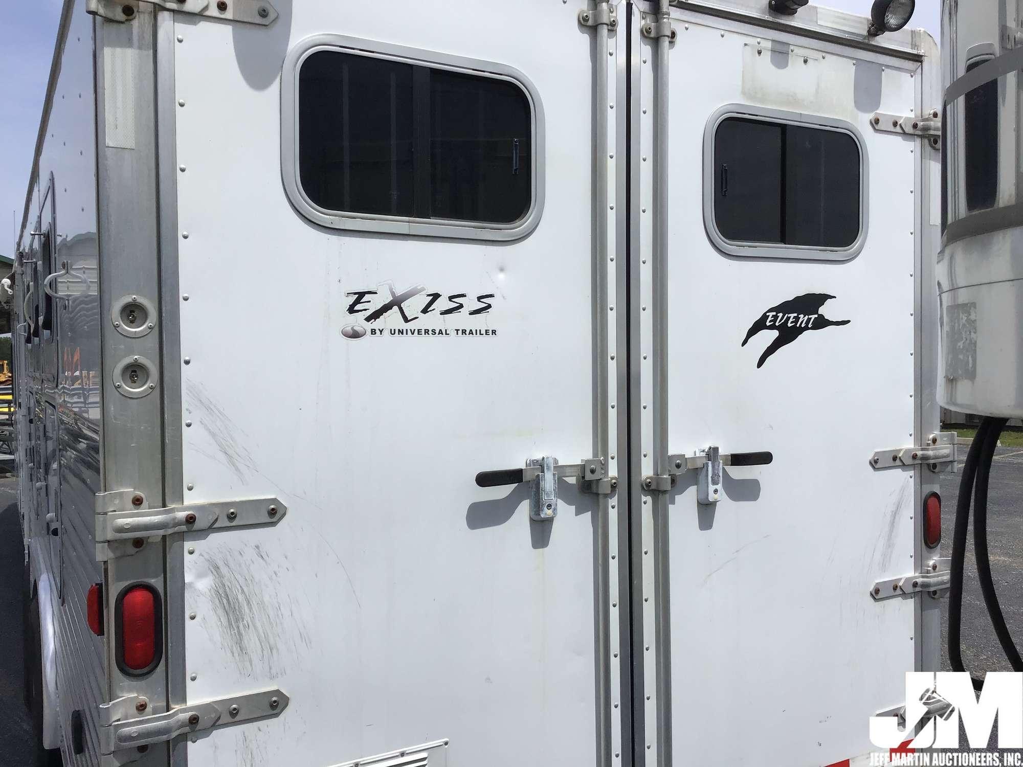 2007 EXISS XT412 VIN: 4LAAH312175039896 HORSE TRAILER