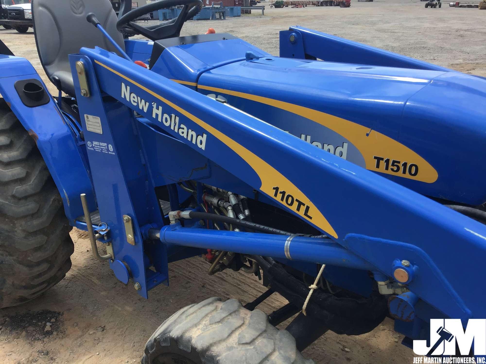 2009 NEW HOLLAND T1510 TRACTOR W/LOADER SN: Z9GNGH1169