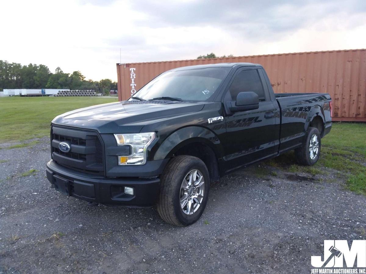 2015 FORD F-150XL  REGULAR CAB 4X4 PICKUP VIN: 1FTMF1EF3FKE53643