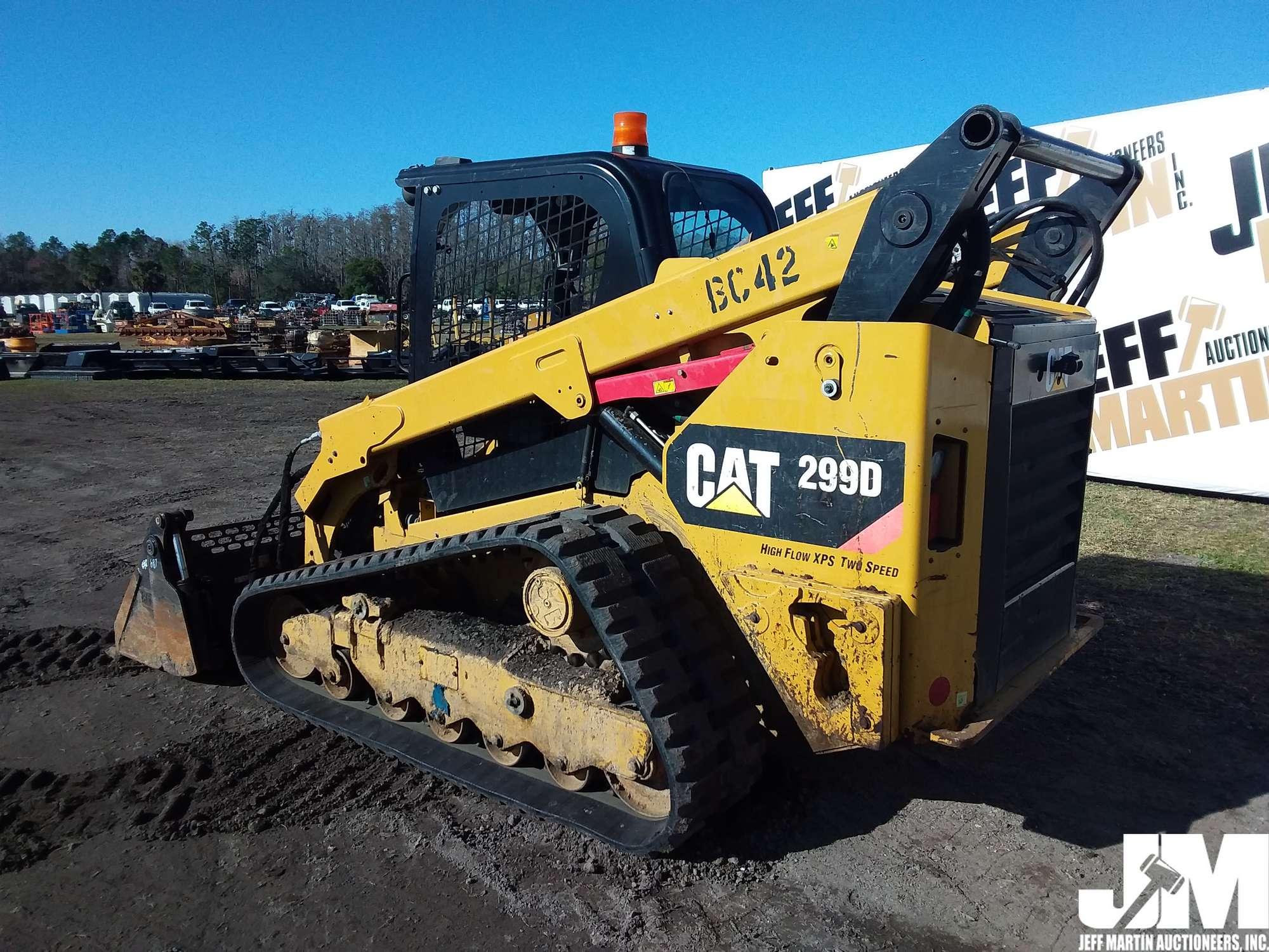 2015 CATERPILLAR 299D MULTI TERRAIN LOADER SN: CAT0299DVGTC02258