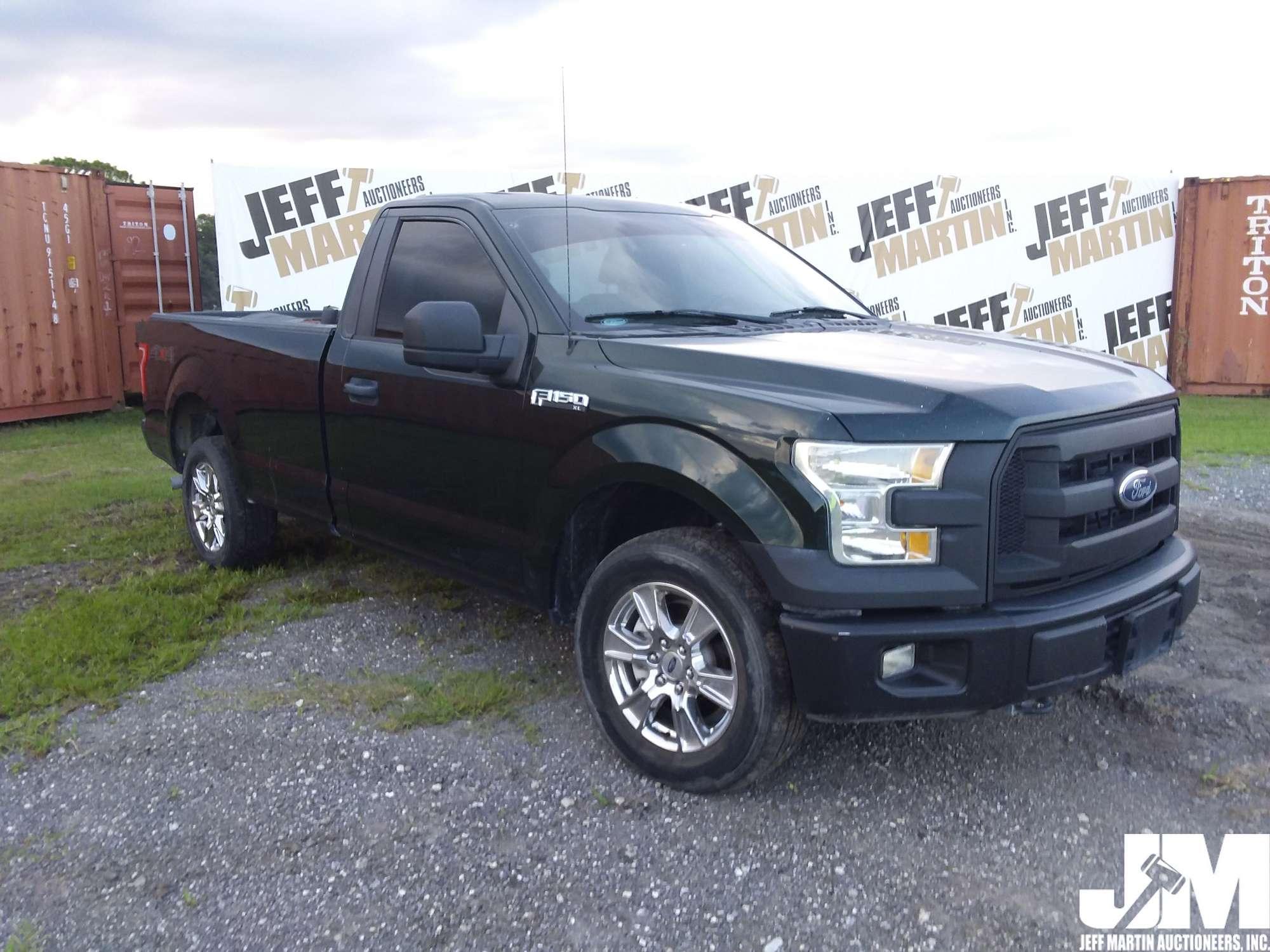 2015 FORD F-150XL  REGULAR CAB 4X4 PICKUP VIN: 1FTMF1EF3FKE53643