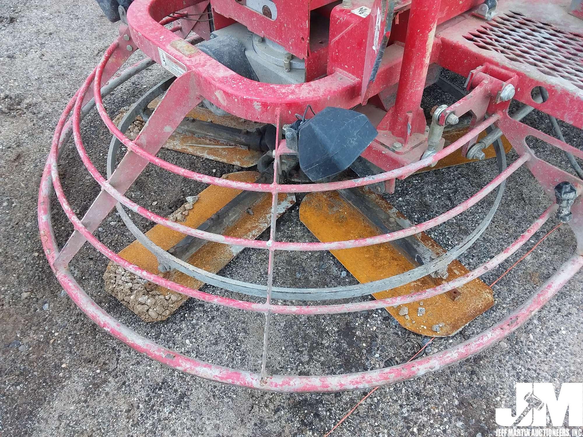 ALLEN HP105 SN: 050318004 TWIN ENGINE RIDE ON TROWEL