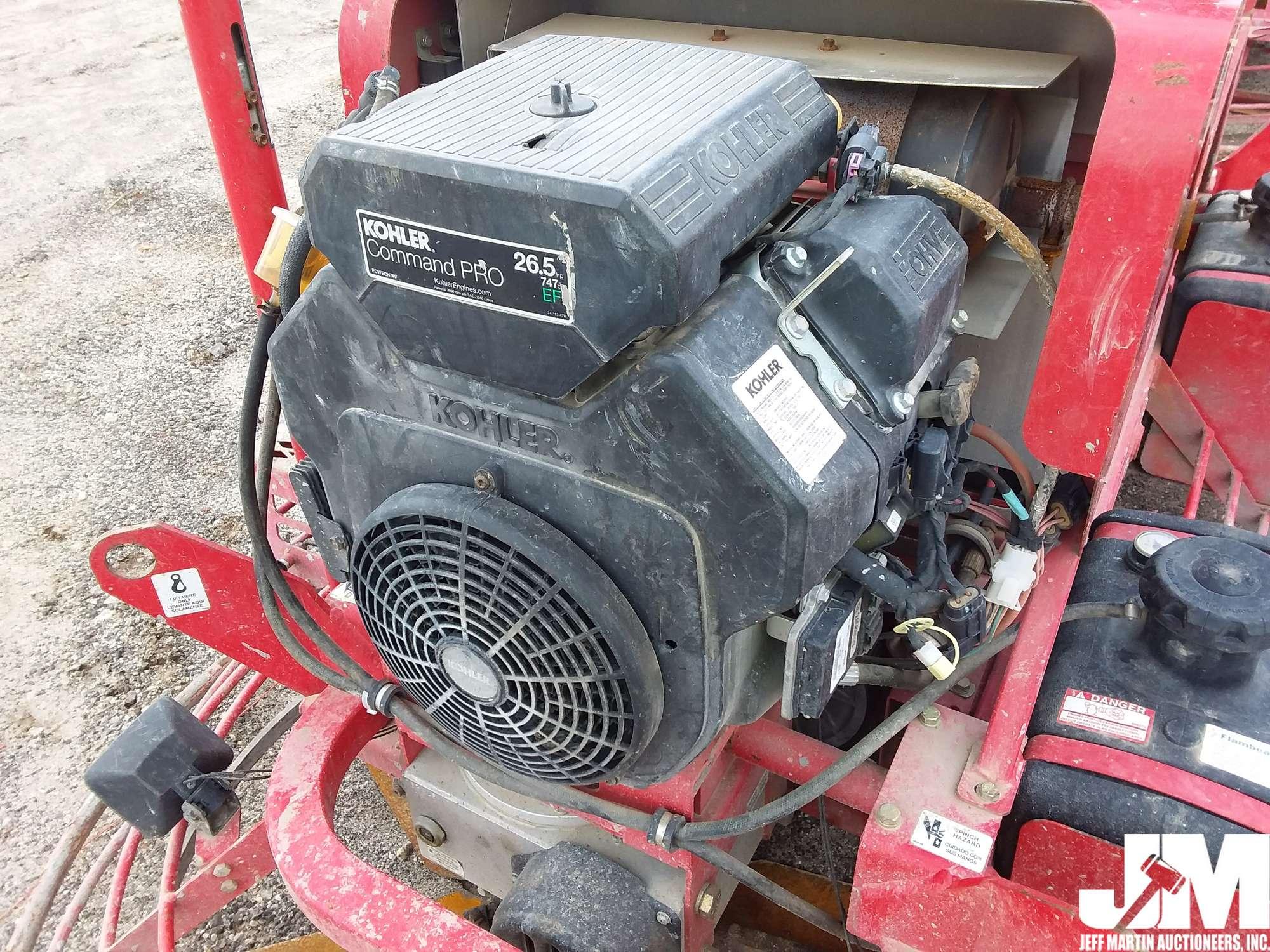 ALLEN HP105 SN: 050318004 TWIN ENGINE RIDE ON TROWEL