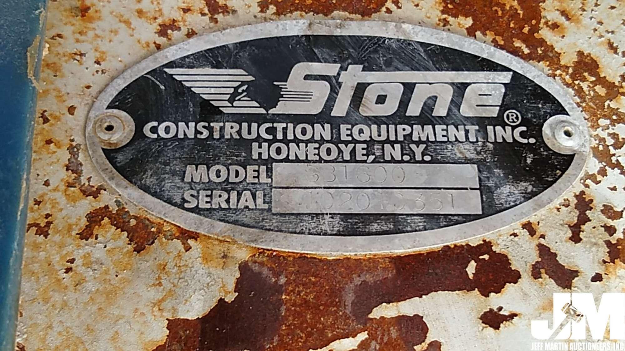 STONE SB1600 MUD BUGGY SN: 102010351 RIDE ON CONCRETE BUGGY