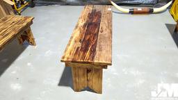 4.5' TREATED WOOD BENCH