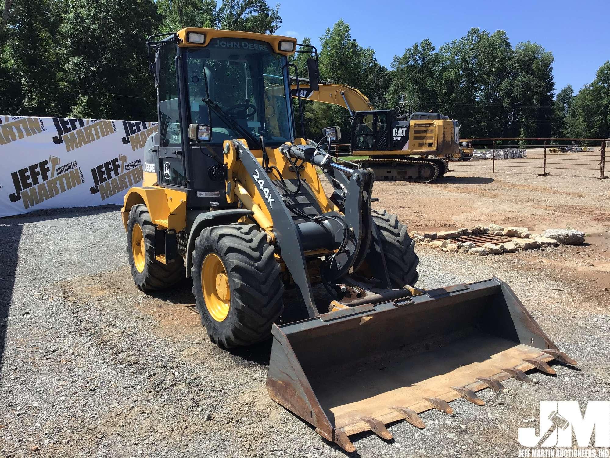 2016 DEERE 244K WHEEL LOADER SN: 1LU244KXAZB041506