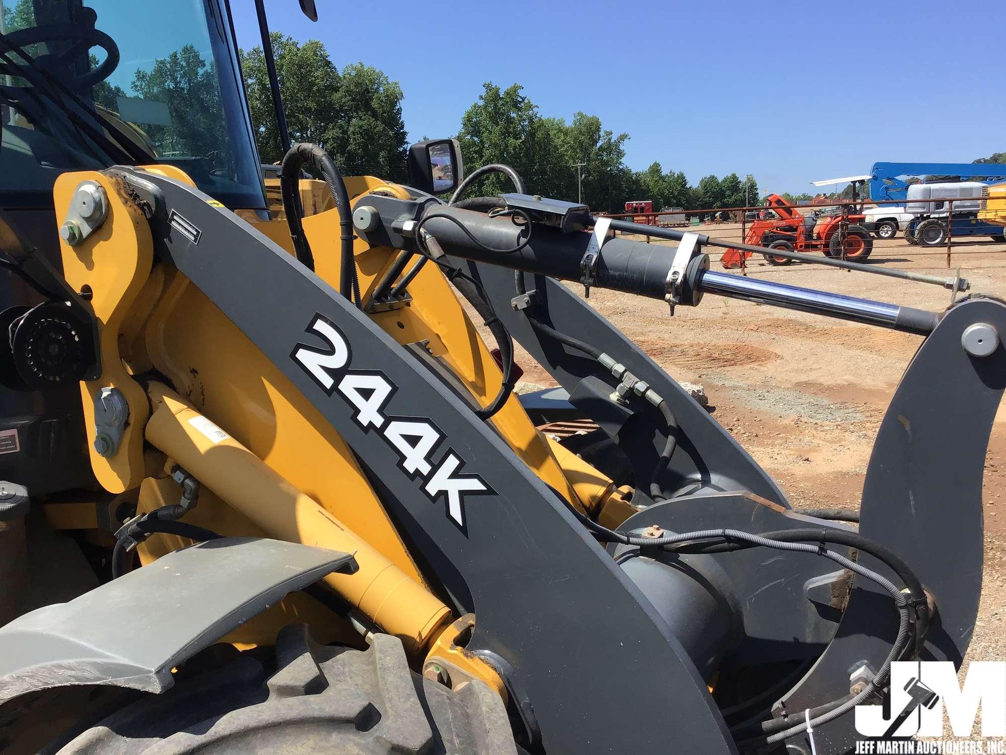 2016 DEERE 244K WHEEL LOADER SN: 1LU244KXAZB041506