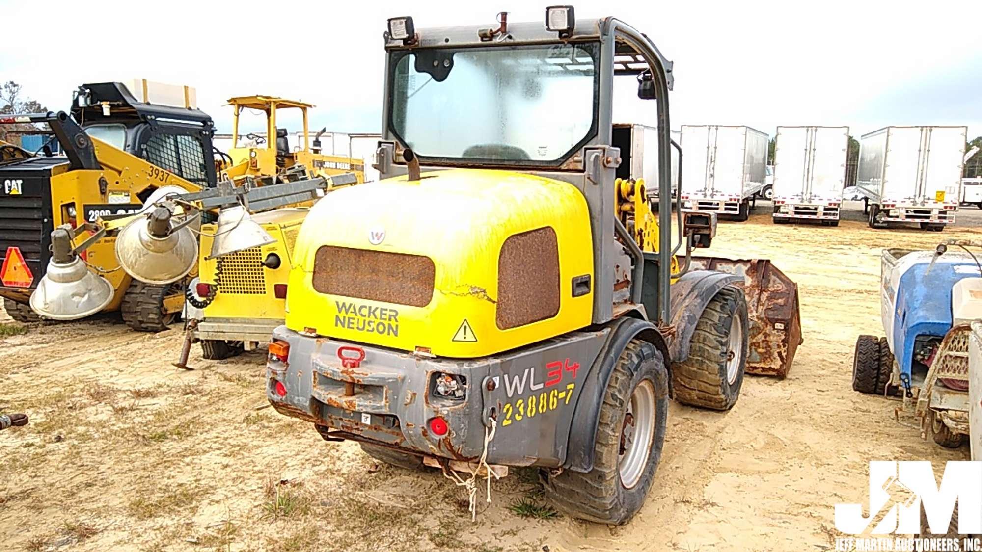 2012 WACKER NEUSON WL34 WHEEL LOADER SN: 3014697