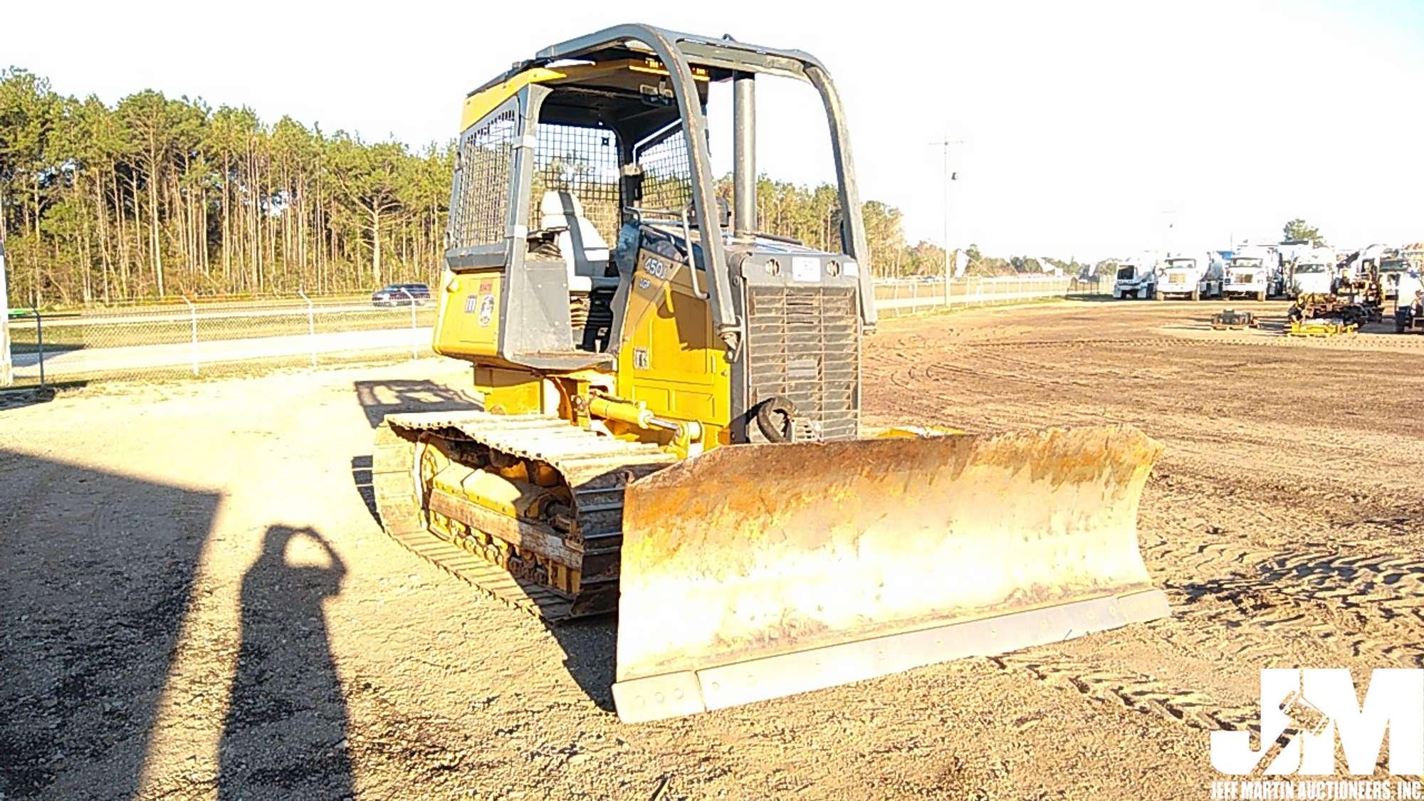 2014 DEERE 450J  SN: 1T0450JXLDD255475 CRAWLER TRACTOR