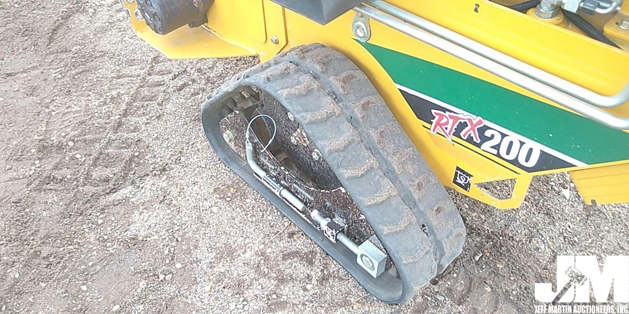 2019 VERMEER RTX200 TRENCHER SN: 1VR6071R8K1000437
