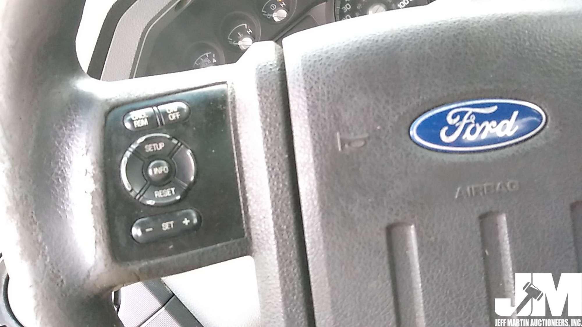 2012 FORD F-350 VIN: 1FD8W3GTXCEC98224 S/A FLAT BED