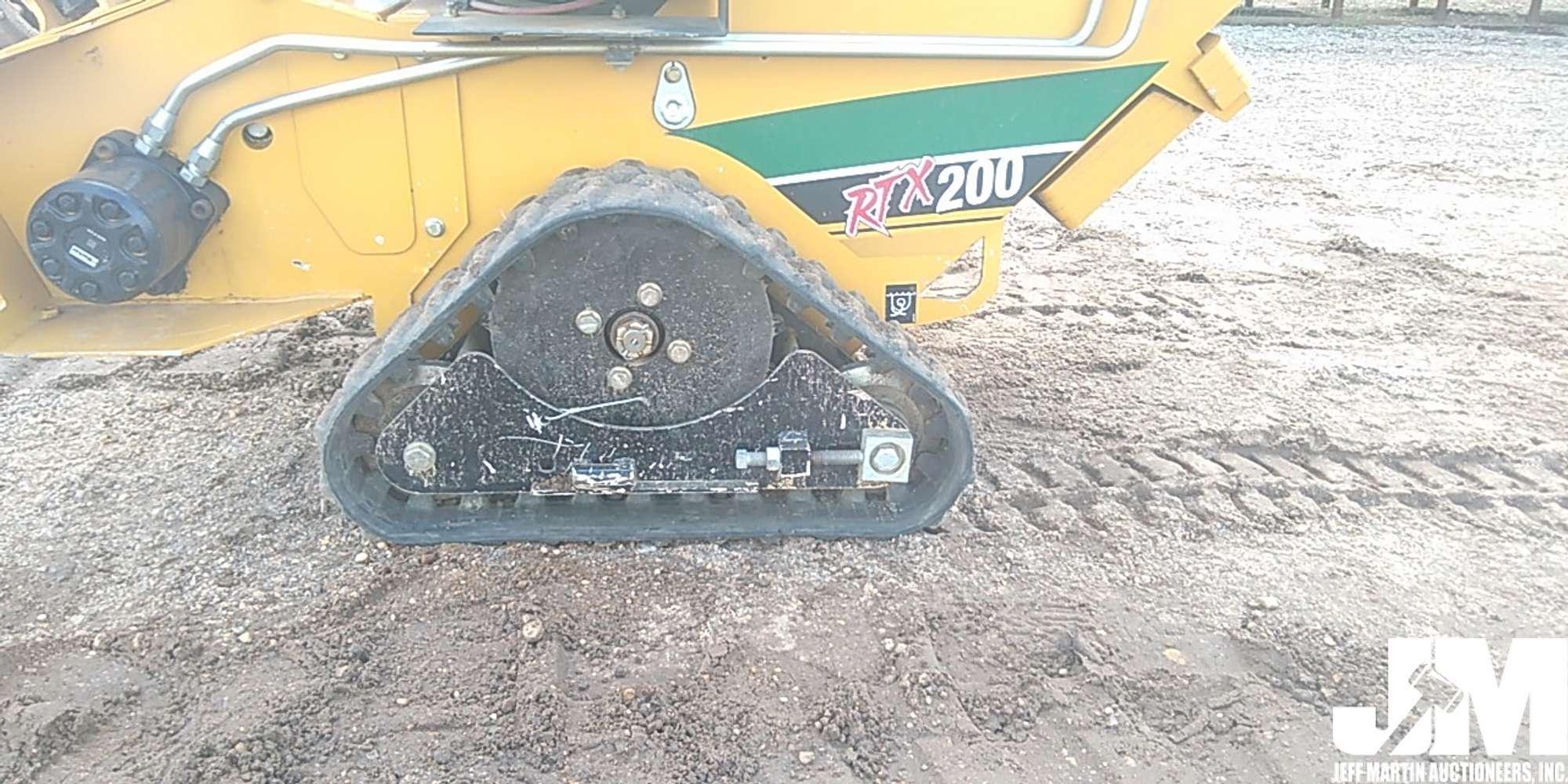 2019 VERMEER RTX200 TRENCHER SN: 1VR6071R4K1000435