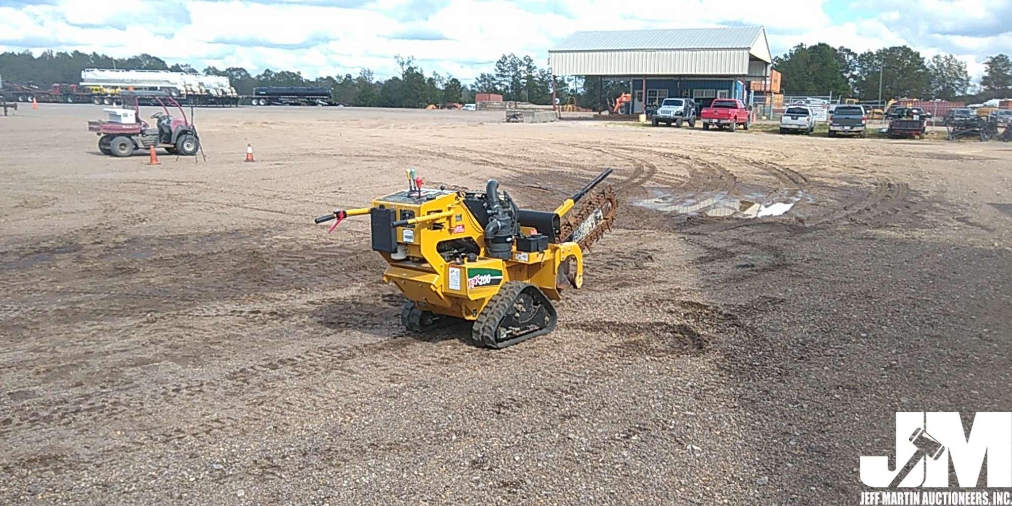 2019 VERMEER RTX200 TRENCHER SN: 1VR6071R8K1000437
