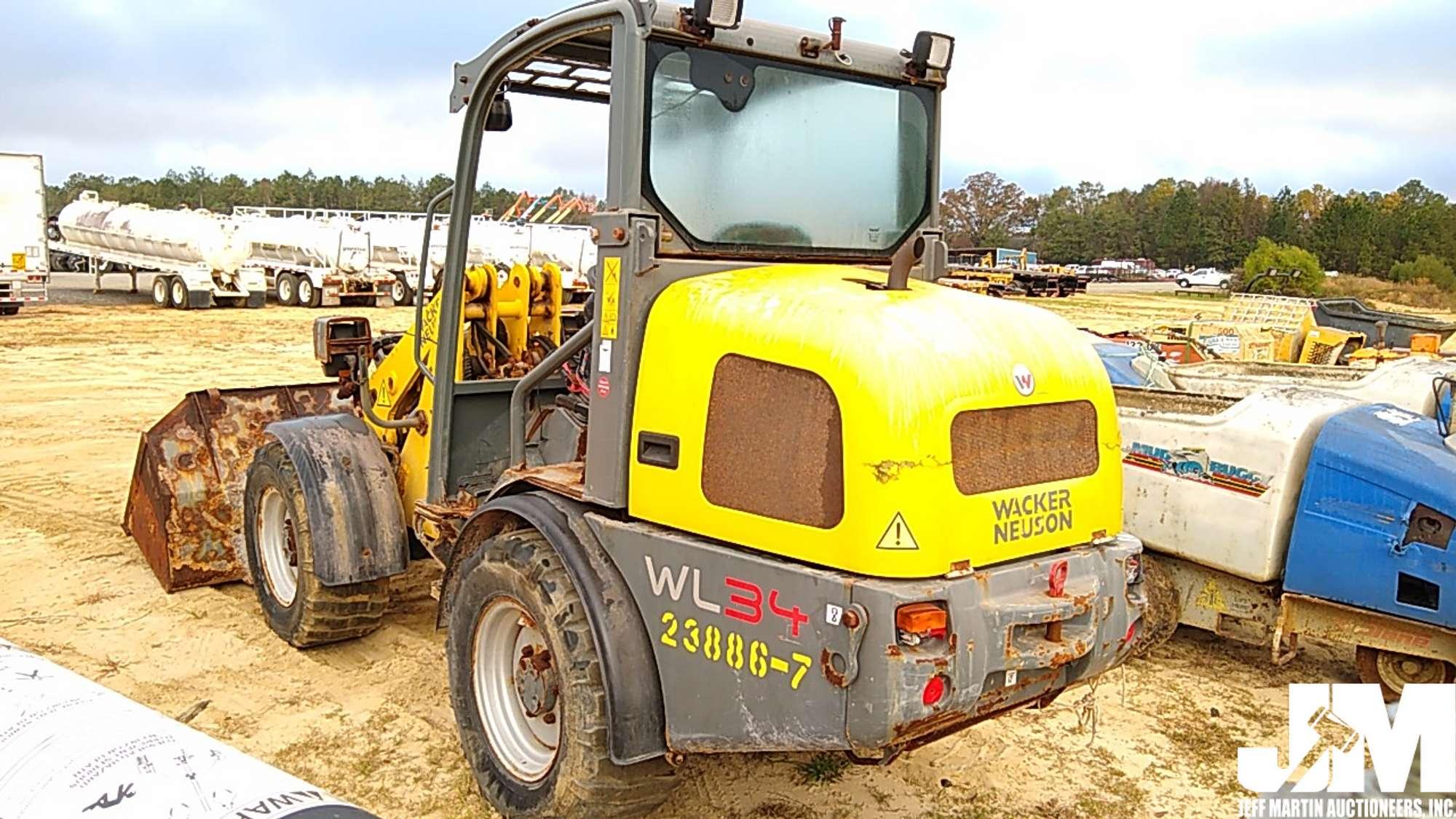 2012 WACKER NEUSON WL34 WHEEL LOADER SN: 3014697