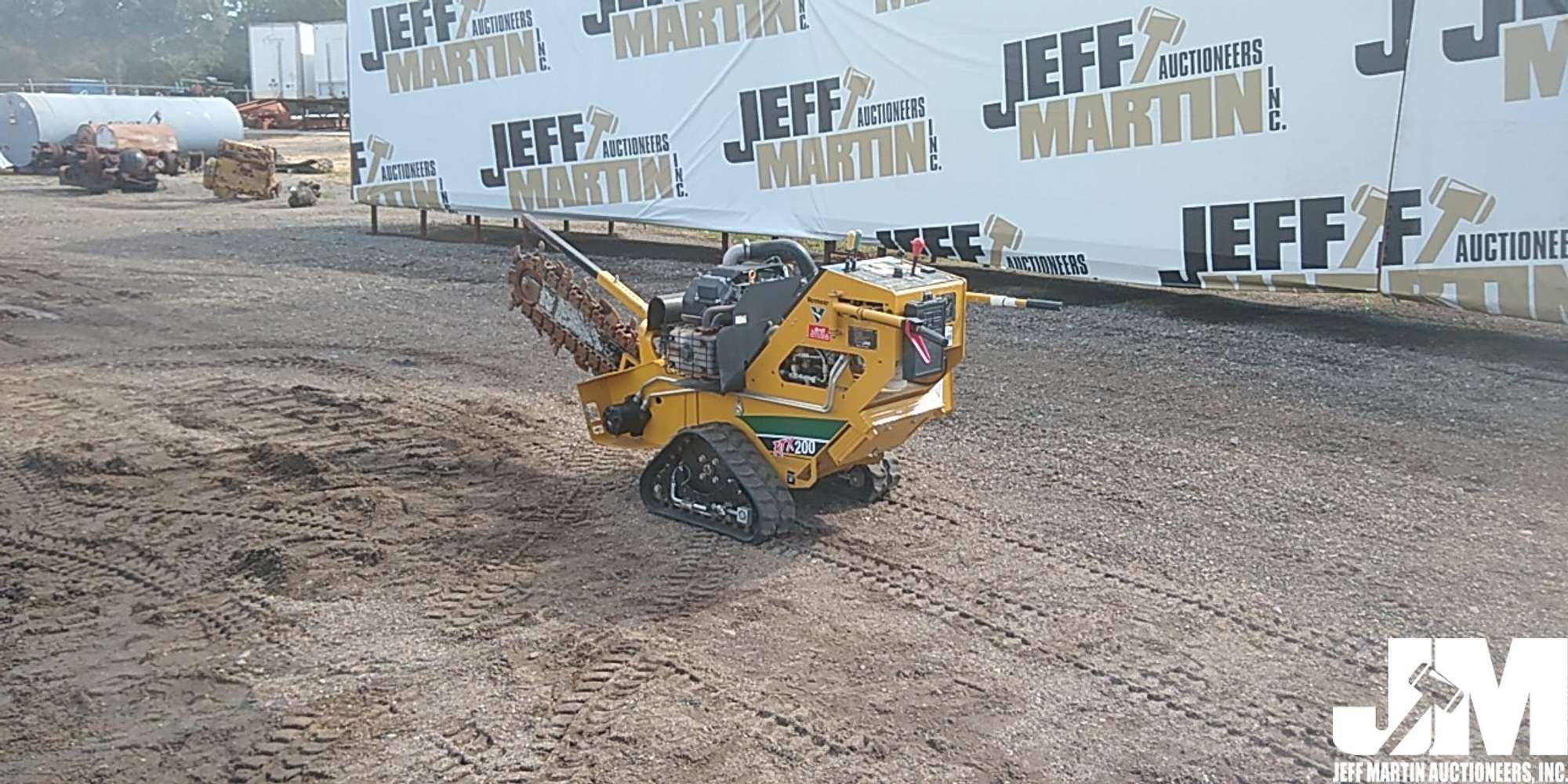 2019 VERMEER RTX200 TRENCHER SN: 1VR6071R8K1000437