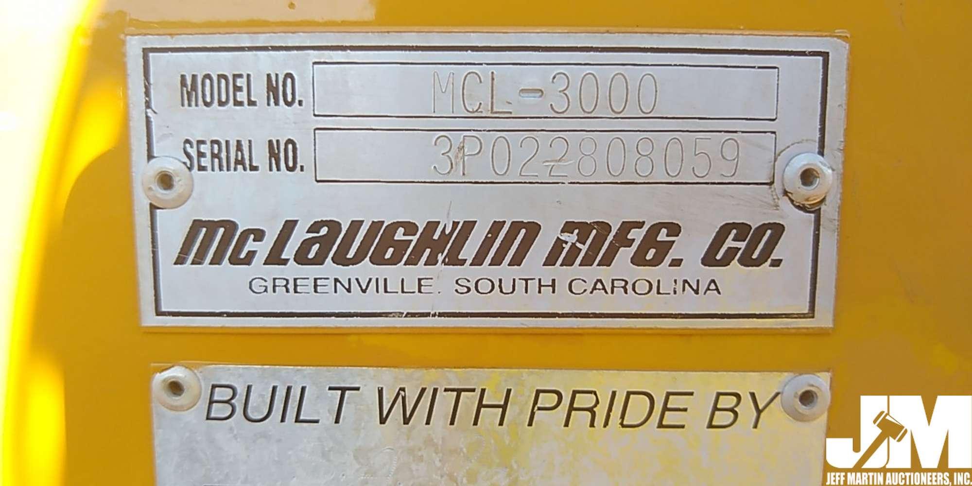 2008 MCLAUGHLIN MCL12HB / MCL3000 SN: 3P022808059 BORING UNIT