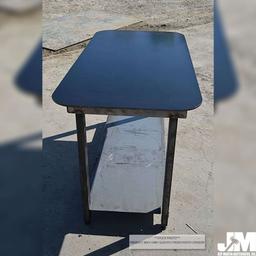 (UNUSED) 30" X 57" WELDING SHOP TABLE, 5/16"