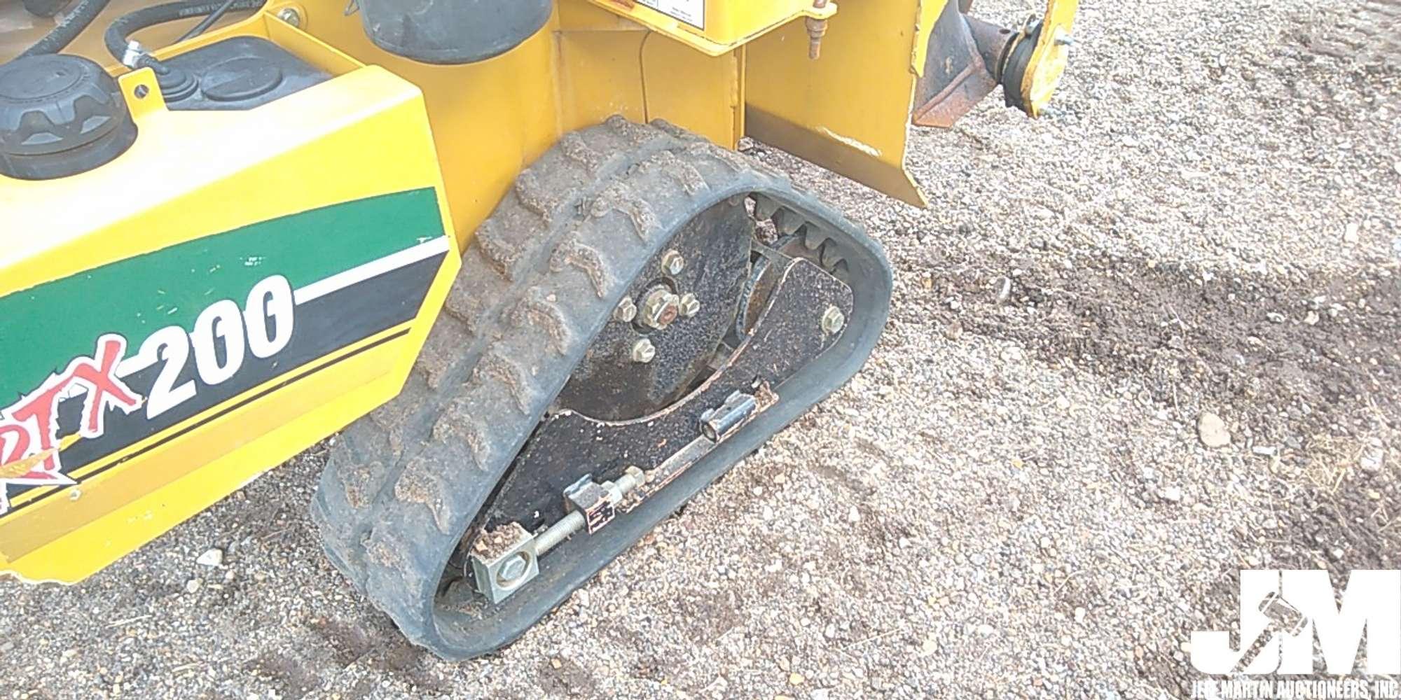 2019 VERMEER RTX200 TRENCHER SN: 1VR6071R8K1000437