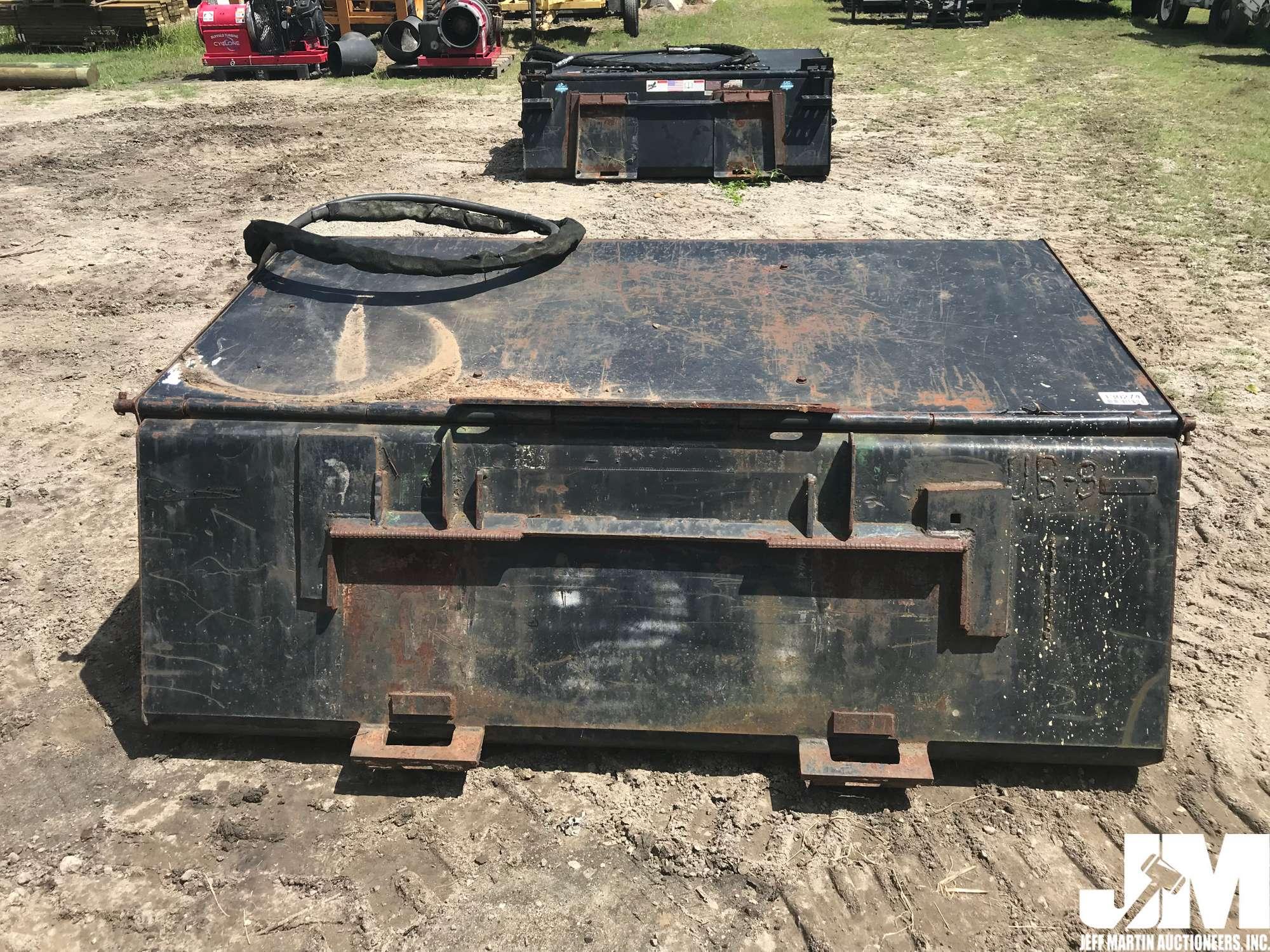 CAT BU118 72" BROOM BUCKET