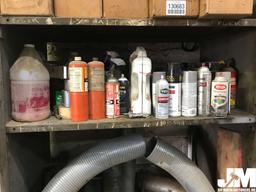 MISC PARTS AND CLEANING SUPPLIES, ***SHELVING NOT INCLUDED***