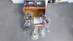 (UNUSED) WOOD POWER 2000 LB 12V UTILITY WINCH