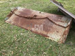 METAL LOADING DOCK RAMP, SIZE 84"X37"