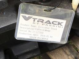 (UNUSED) QTY OF (2) RUBBER TRACKS