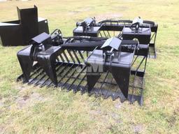 (UNUSED) 76”...... HYDRAULIC SKELETON GRAPPLE BUCKET