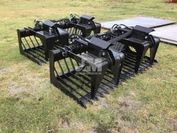 (UNUSED) 76”...... HYDRAULIC SKELETON GRAPPLE BUCKET