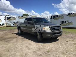 2005 FORD F-150 EXTENDED CAB 4X4 PICKUP VIN: 1FTPX14544NA54626