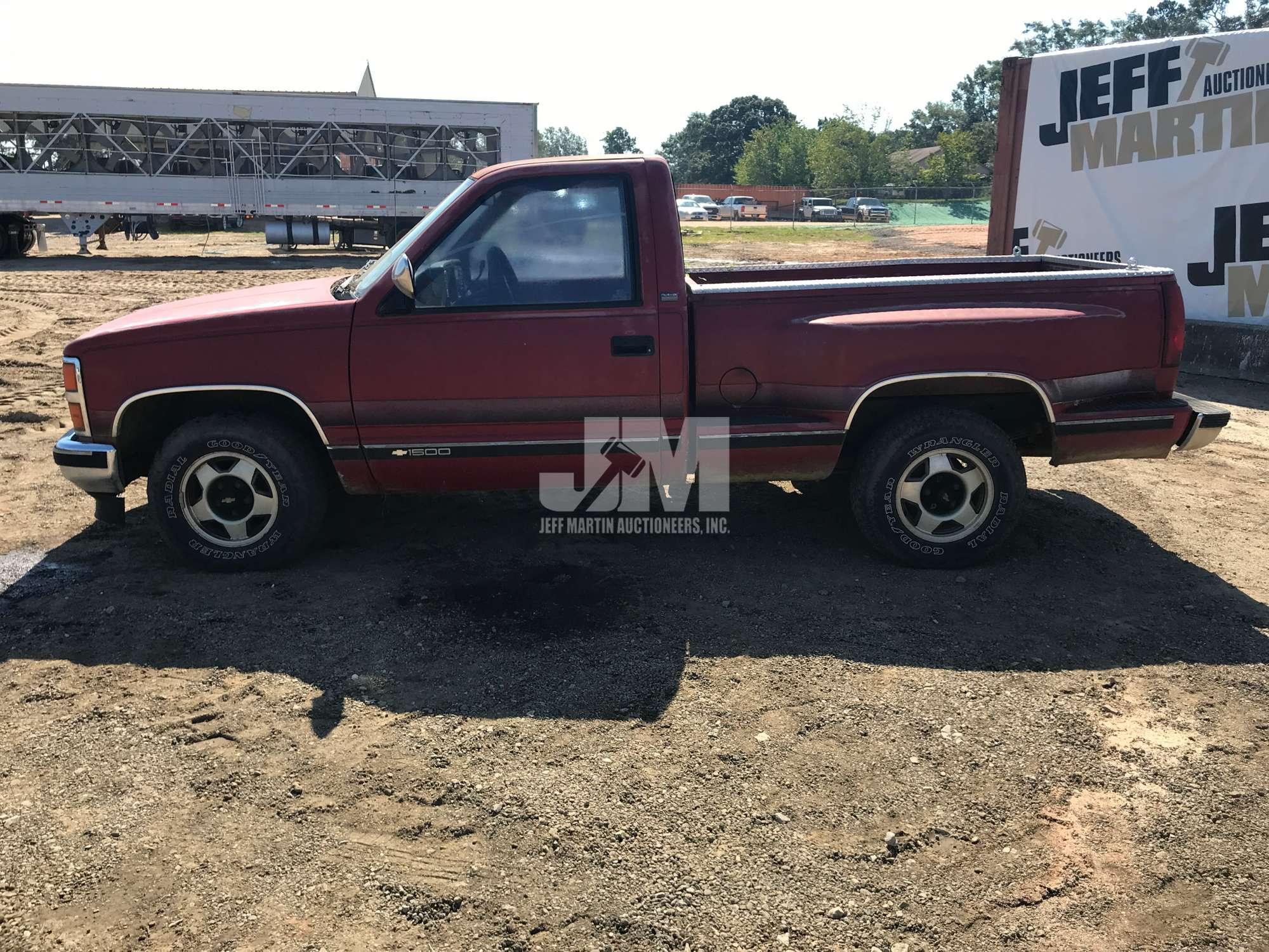 1991 CHEVROLET GMT-400 REGULAR CAB PICKUP VIN: 1GCDC14K5MZ101658