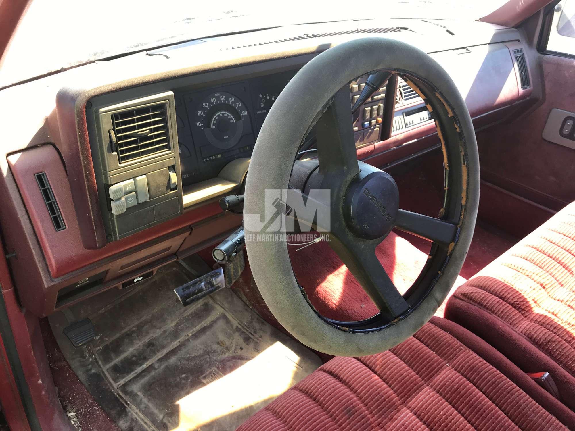 1991 CHEVROLET GMT-400 REGULAR CAB PICKUP VIN: 1GCDC14K5MZ101658